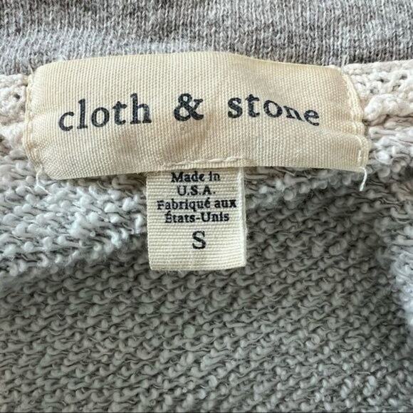 Anthropologie‎ Cloth & Stone Women’s Gray Sweatshirt Dress Size Small C1899-161 - Picture 4 of 5